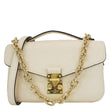 LOUIS VUITTON Metis East West Pochette Empreinte Leather Crossbody Bag Cream