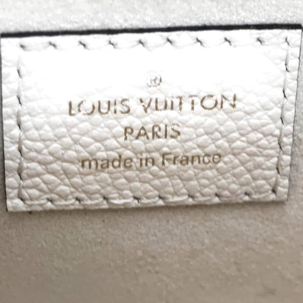 LOUIS VUITTON Metis East West Pochette Empreinte Leather Crossbody Bag Cream