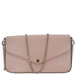 LOUIS VUITTON Felicie Pochette Epi Leather Crossbody Bag Pink