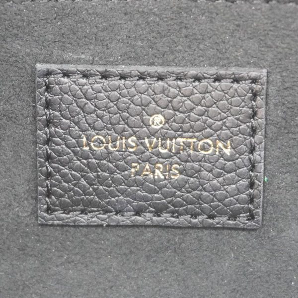 LOUIS VUITTON Felicie Pochette Empreinte Leather Crossbody Bag Black