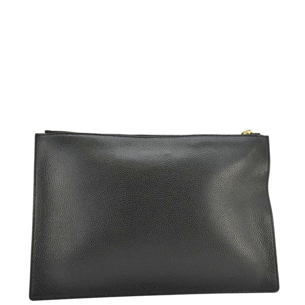 GUCCI Zumi Grainy Leather Black Pouch back side