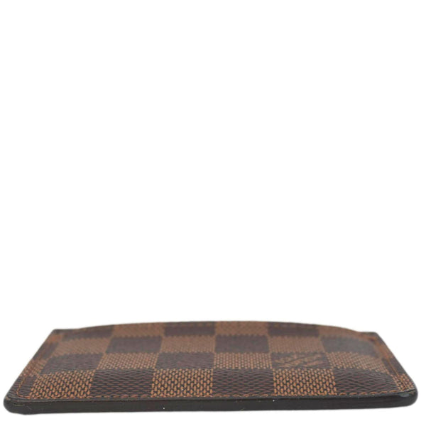 LOUIS VUITTON Damier Ebene Cardholder Brown