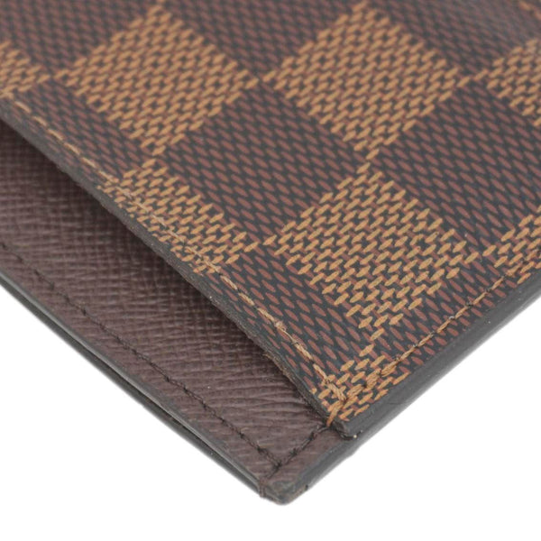 LOUIS VUITTON Damier Ebene Cardholder Brown