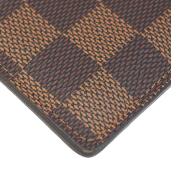 LOUIS VUITTON Damier Ebene Cardholder Brown