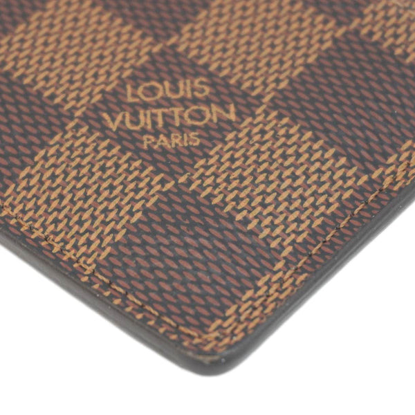 LOUIS VUITTON Damier Ebene Cardholder Brown