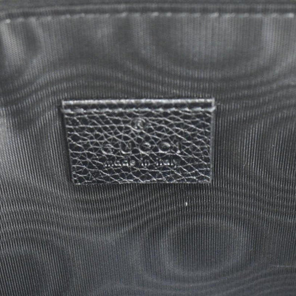 GUCCI Zumi Grainy Leather Pouch in Black