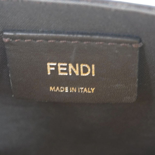 FENDI F Envelope FF 1974 Embossed Leather Belt Bag Sunflower