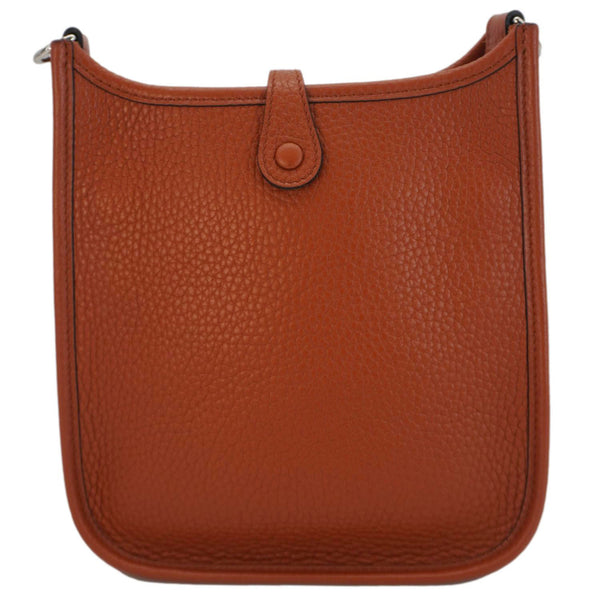 HERMES Evelyne Taurillon Leather Crossbody Bag Cuivre