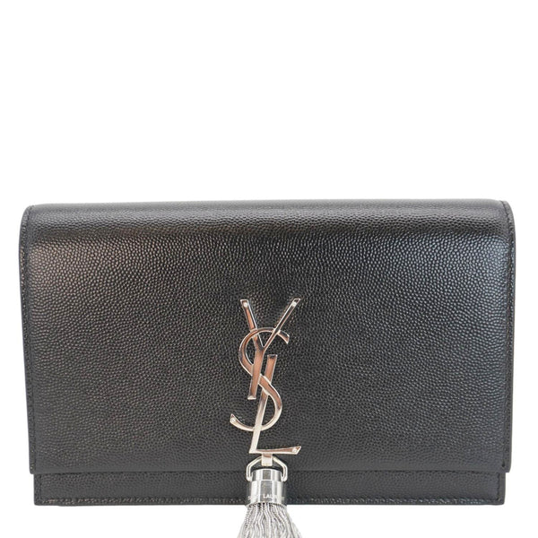 YVES SAINT LAURENT Kate Tassel Leather Crossbody Bag Black