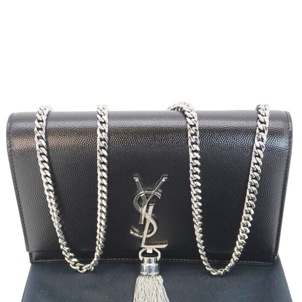 YVES SAINT LAURENT Kate Tassel Leather Crossbody Bag Black