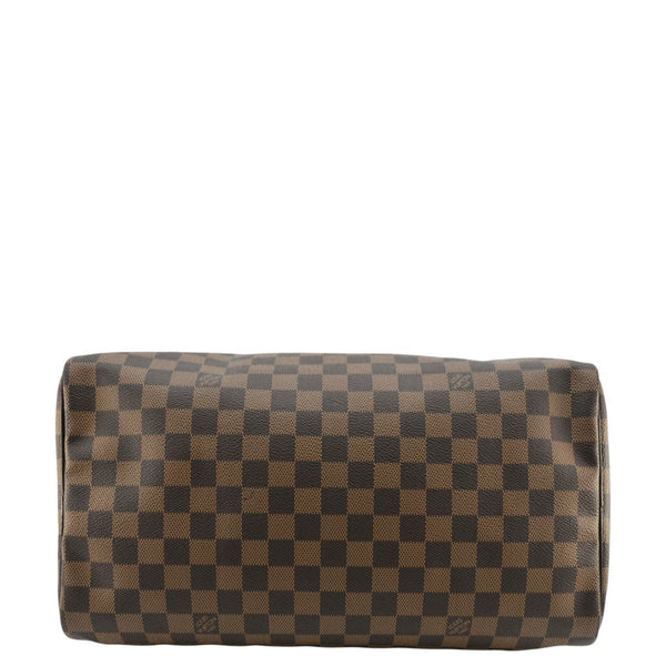 LOUIS VUITTON Speedy 35 Damier Ebene Satchel Bag Brown