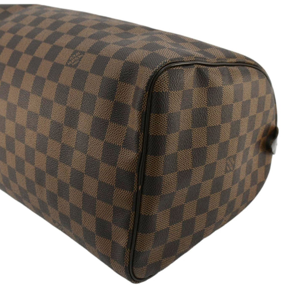 LOUIS VUITTON Speedy 35 Damier Ebene Satchel Bag Brown