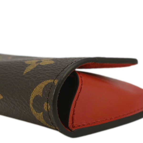 LOUIS VUITTON Woody Monogram Canvas Glasses Case Red