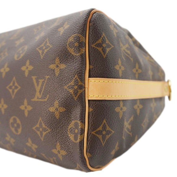 LOUIS VUITTON Speedy 25 Bandouliere Monogram Canvas Shoulder Bag Brown