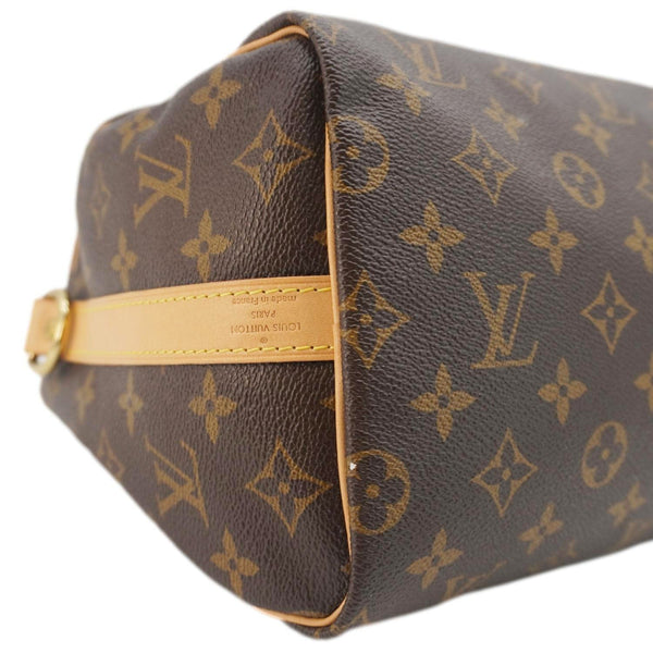 LOUIS VUITTON Speedy 25 Bandouliere Monogram Canvas Shoulder Bag Brown