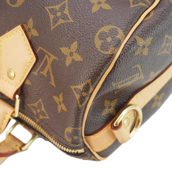 LOUIS VUITTON Speedy 25 Bandouliere Monogram Canvas Shoulder Bag Brown