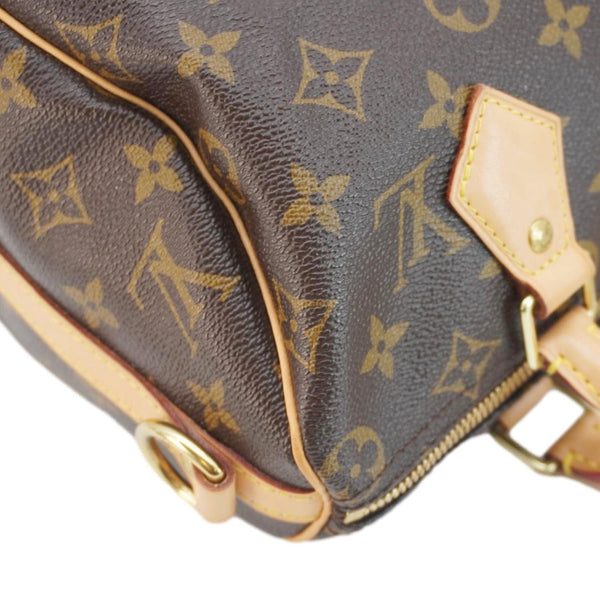 LOUIS VUITTON Speedy 25 Bandouliere Monogram Canvas Shoulder Bag Brown