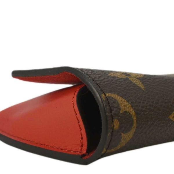 LOUIS VUITTON Woody Monogram Canvas Glasses Case Red