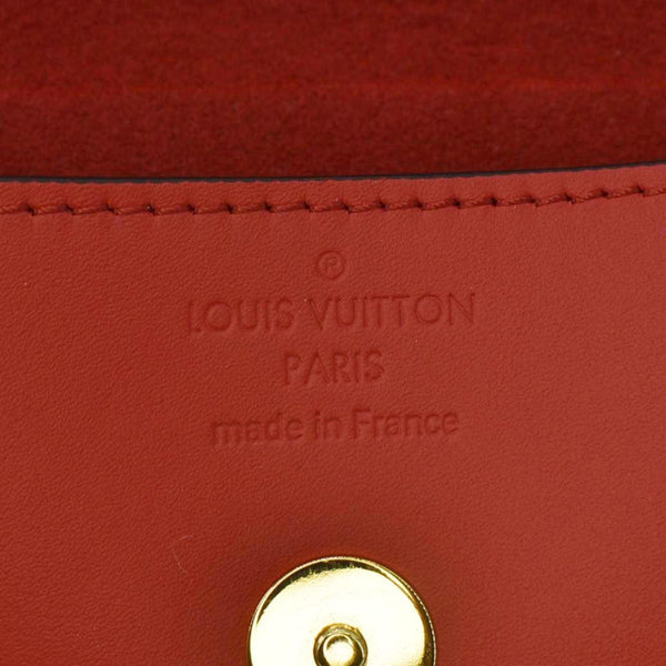 LOUIS VUITTON Woody Monogram Canvas Glasses Case Red