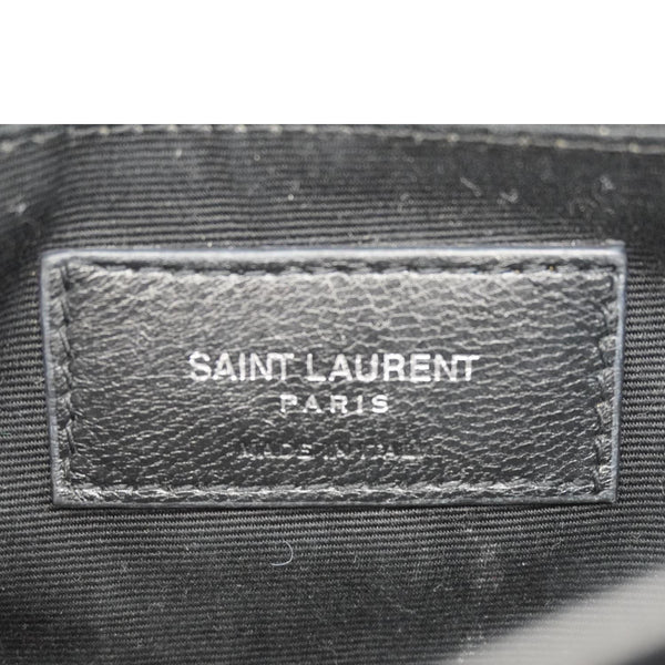 YVES SAINT LAURENT Loulou Toy Calfskin Leather Crossbody Bag Black