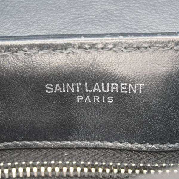 YVES SAINT LAURENT Loulou Toy Calfskin Leather Crossbody Bag Black