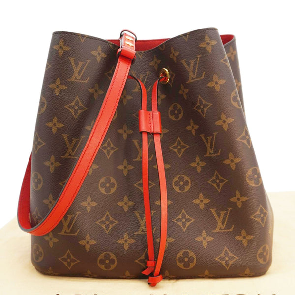 LOUIS VUITTON Neonoe MM Monogram Canvas Shoulder Bag Brown