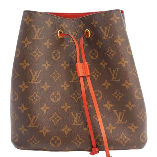 LOUIS VUITTON Neonoe MM Monogram Canvas Shoulder Bag Brown