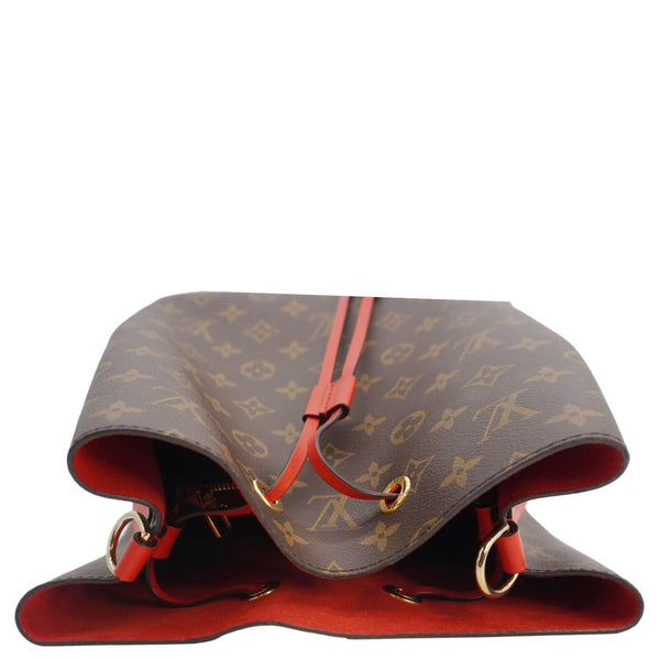 LOUIS VUITTON Neonoe MM Monogram Canvas Shoulder Bag Brown