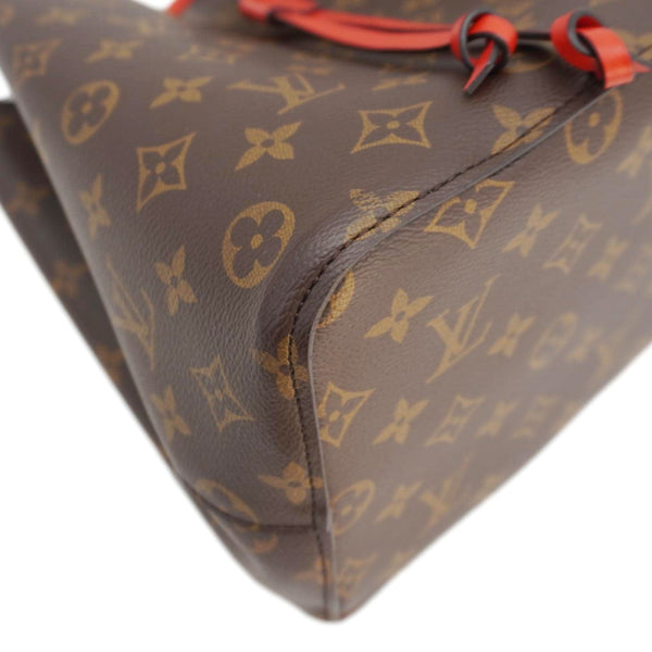 LOUIS VUITTON Neonoe MM Monogram Canvas Shoulder Bag Brown