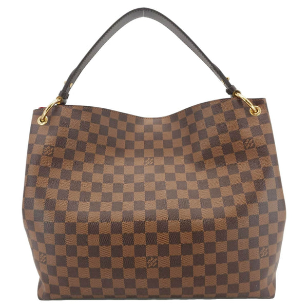 LOUIS VUITTON Graceful MM Monogram Canvas Shoulder Bag Brown