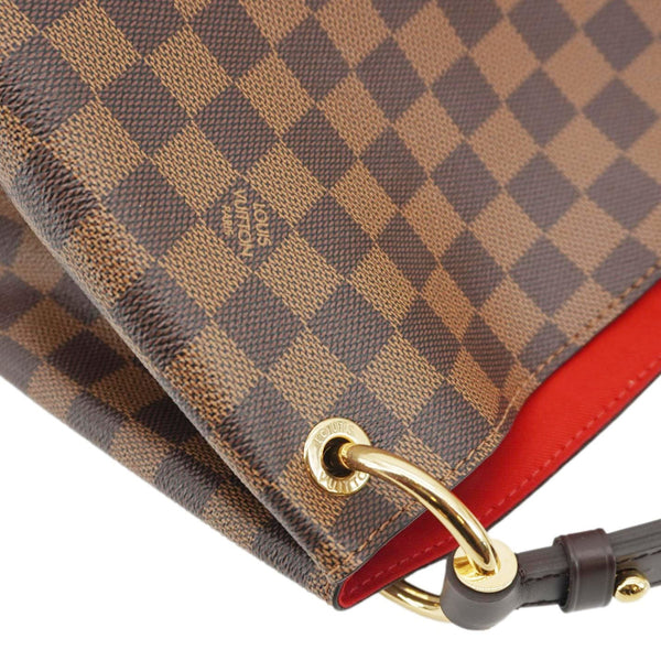 LOUIS VUITTON Graceful MM Monogram Canvas Shoulder Bag Brown