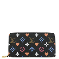 LOUIS VUITTON Game On Multicolor Monogram Canvas Zippy Wallet Black