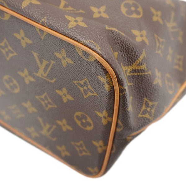 LOUIS VUITTON Palermo PM Monogram Canvas Shoulder Bag Brown