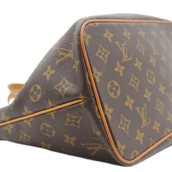 LOUIS VUITTON Palermo PM Monogram Canvas Shoulder Bag Brown