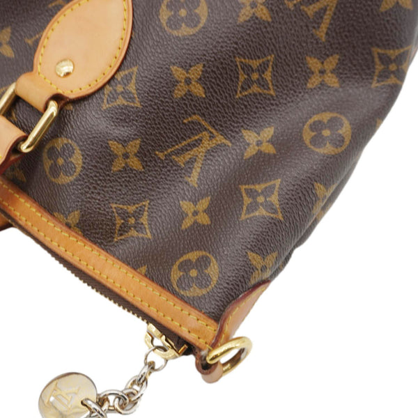 LOUIS VUITTON Palermo PM Monogram Canvas Shoulder Bag Brown