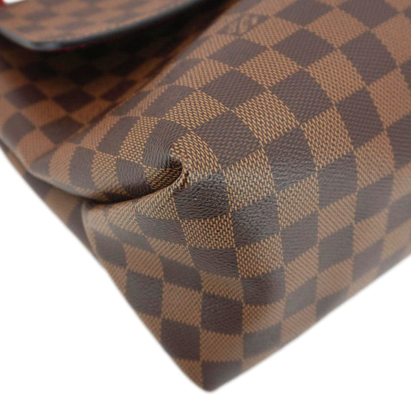 LOUIS VUITTON Beaubourg Damier Ebene Shoulder Bag Brown