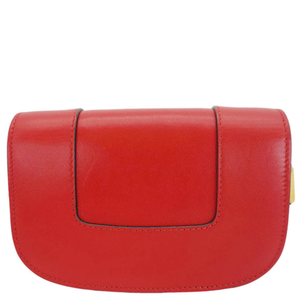 VALENTINO Garavani Supervee Leather Crossbody Bag Red