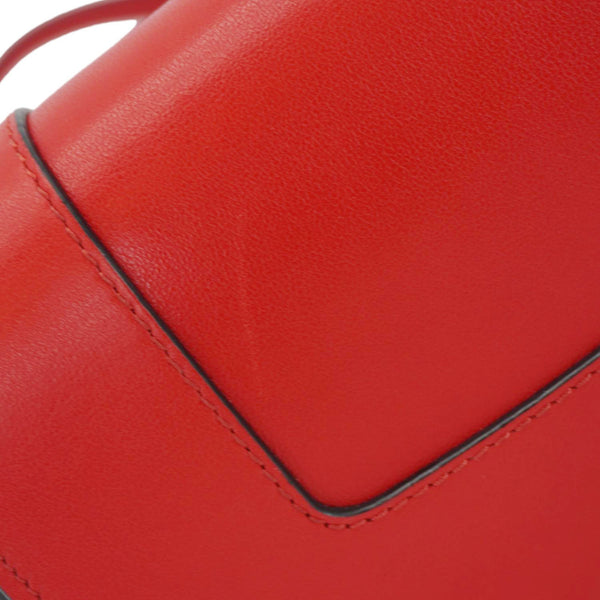 VALENTINO Garavani Supervee Leather Crossbody Bag Red