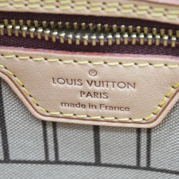 LOUIS VUITTON Neverfull MM Monogram Canvas Tote Bag Brown