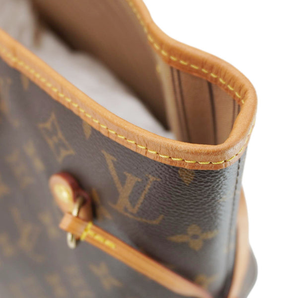 LOUIS VUITTON Neverfull MM Monogram Canvas Tote Bag Brown