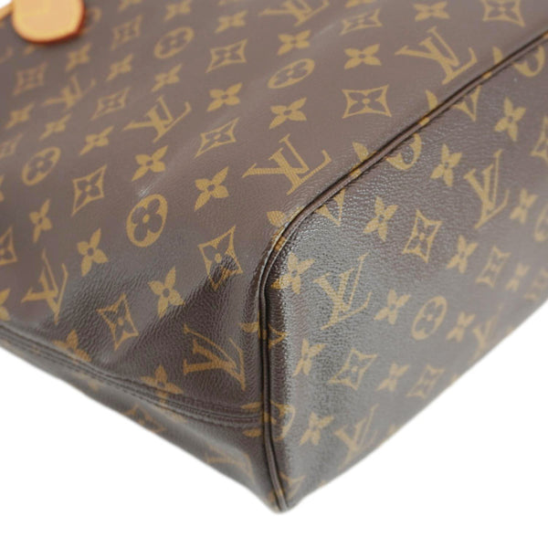 LOUIS VUITTON Neverfull MM Monogram Canvas Tote Bag Brown