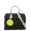 LOUIS VUITTON  Speedy 25 Bandouliere LV Match Monogram Canvas Satchel Bag White