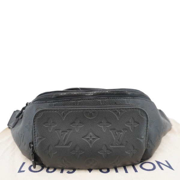 LOUIS VUITTON Rush Monogram Shadow Leather Bumbag Black