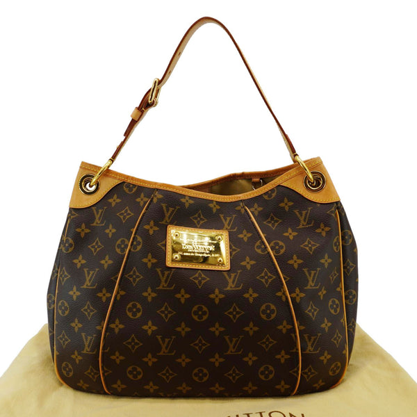 LOUIS VUITTON Galliera PM Monogram Canvas Shoulder Bag Brown