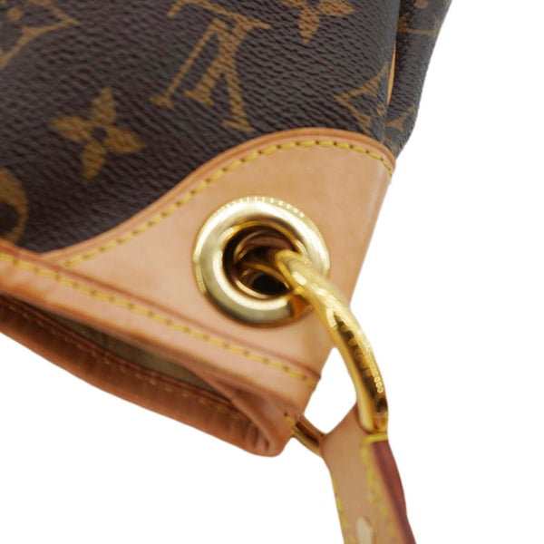 LOUIS VUITTON Galliera PM Monogram Canvas Shoulder Bag Brown