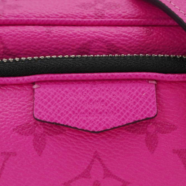 LOUIS VUITTON Outdoor Taigarama Monogram Taigarama Pouch Pink