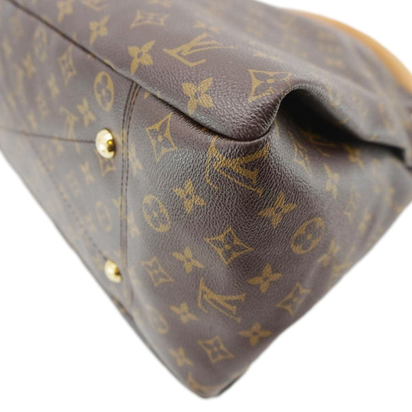 LOUIS VUITTON Artsy MM Monogram Canvas Hobo Bag Brown