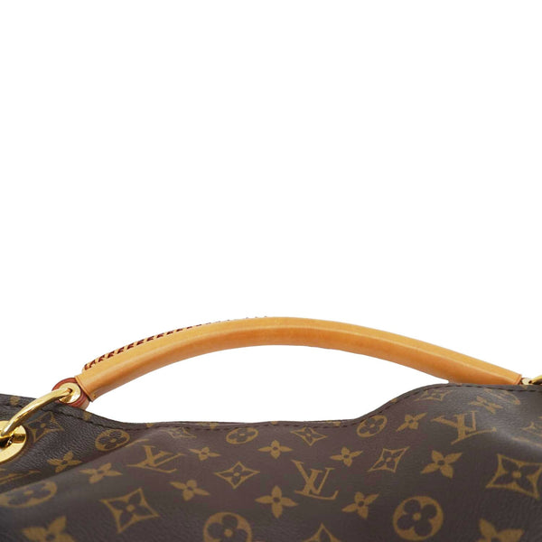 LOUIS VUITTON Artsy MM Monogram Canvas Hobo Bag Brown