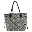 LOUIS VUITTON Neverfull MM Since 1854 Jacquard Shoulder Bag Black