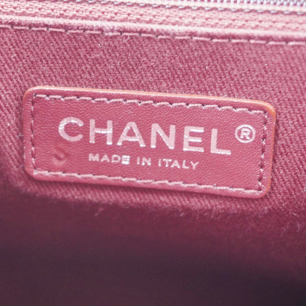 CHANEL Braided With Style Quilted Leather Drawstring Backpack Burgundy